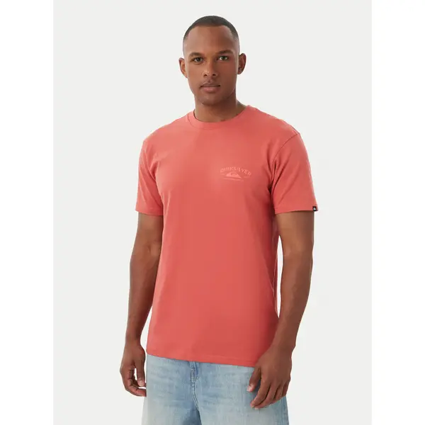 Quiksilver Quiksilver T-shirt Anchor EQYZT08178 Svijetlo crvena Regular Fit