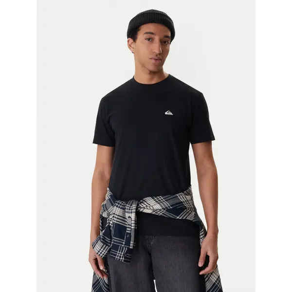 Quiksilver Quiksilver T-shirt Basic Ss EQYZT07711 Crna Regular Fit