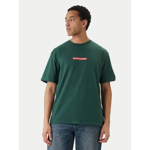 Quiksilver Quiksilver T-shirt Dna Clicker EQYZT08207 Zelena Regular Fit
