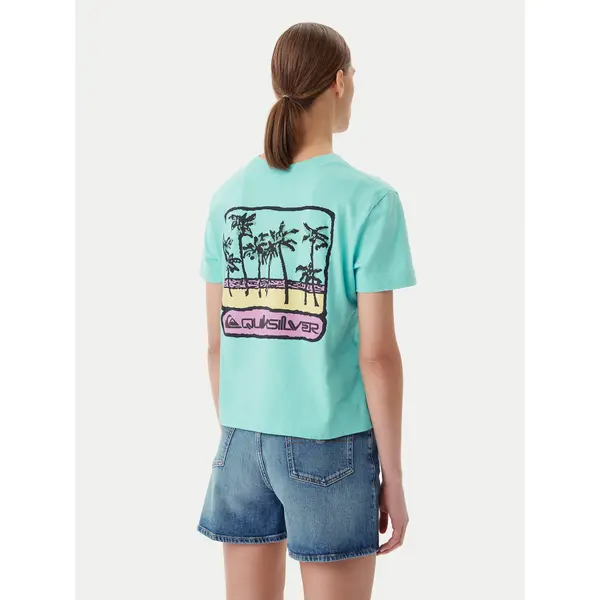 Quiksilver Quiksilver T-shirt EQWZT03181 Tirkizna