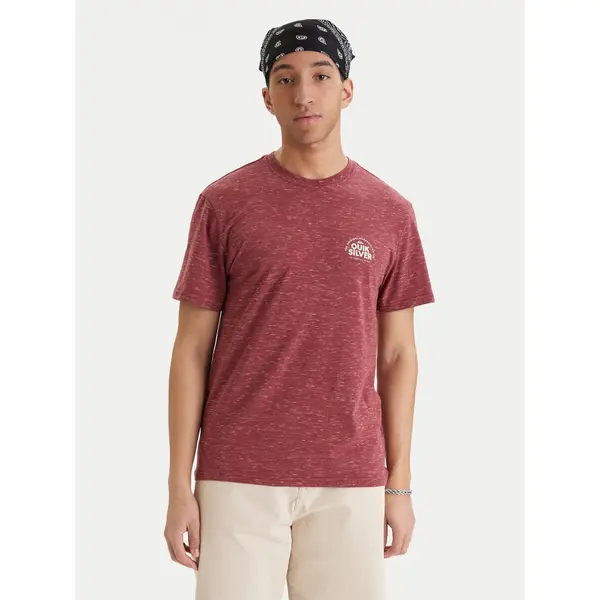 Quiksilver Quiksilver T-shirt EQYKT04416 Tamnocrvena Regular Fit