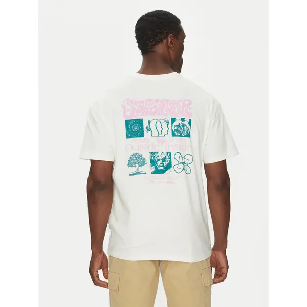 Quiksilver Quiksilver T-shirt EQYZT08032 Écru Oversize