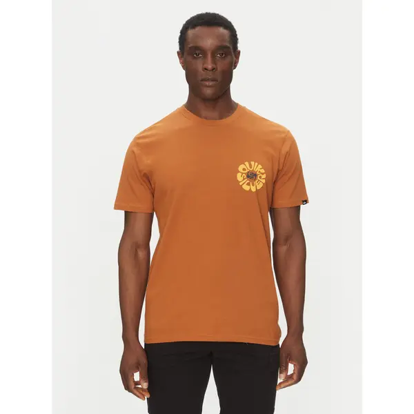 Quiksilver Quiksilver T-shirt EQYZT08036 Smeđa Regular Fit