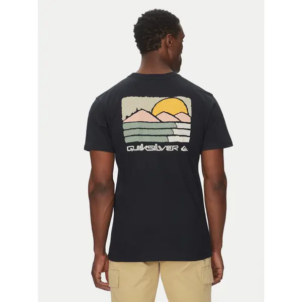 Quiksilver Quiksilver T-shirt EQYZT08038 Crna Regular Fit
