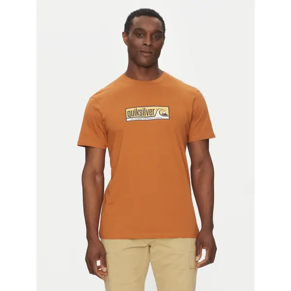 Quiksilver Quiksilver T-shirt EQYZT08040 Smeđa Regular Fit