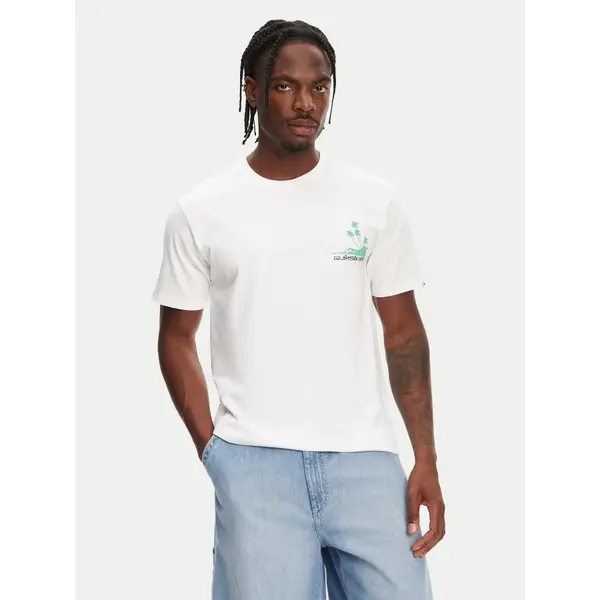 Quiksilver Quiksilver T-shirt Palm Lines Ss EQYZT08057 Bijela