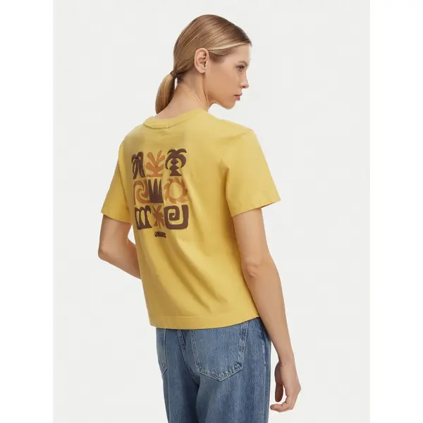 Quiksilver Quiksilver T-shirt Standard  EQWZT03197 Žuta Regular Fit