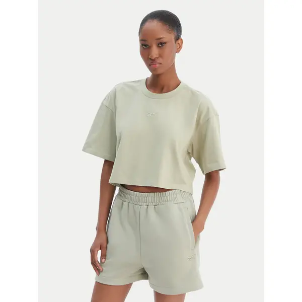 Reebok Reebok T-shirt Reebok x Ewa Chodakowska RK25612CCW Svijetlo zelena Relaxed Fit