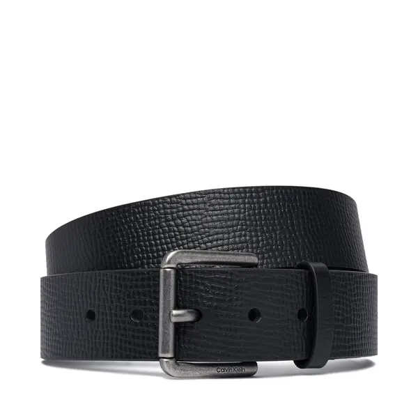 Calvin Klein Remen Calvin Klein Casual Roller Buckle 40Mm LV04D7098G Crna