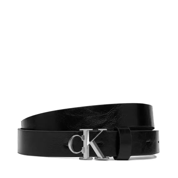 Calvin Klein Remen Calvin Klein Ck Buckle Glossy Strap 25M LV04F7122G Crna