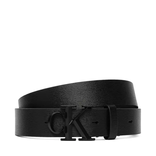 Calvin Klein Remen Calvin Klein Ck Faceted Buckle 32Mm LV04D7173G Crna