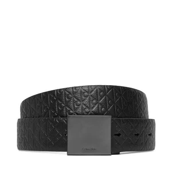 Calvin Klein Remen Calvin Klein Dress Plaque Pebble Aop 35Mm Ad LV04D7141G Crna