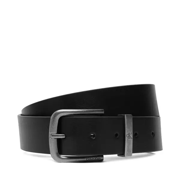 Calvin Klein Remen Calvin Klein Seasonal Logo Tumbled 35Mm Fixed LV04D7128G Crna