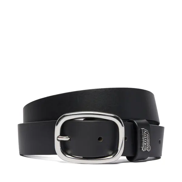 Tommy Jeans Remen Tommy Jeans Tjw Oval 3.0 Buckle AW0AW18812 Crna