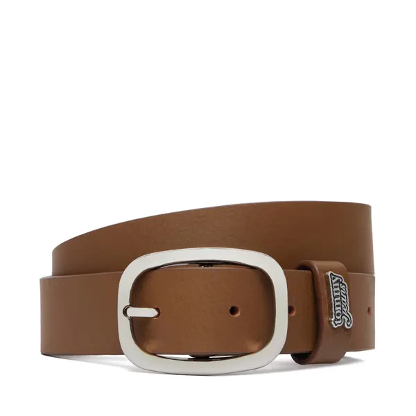 Tommy Jeans Remen Tommy Jeans Tjw Oval 3.0 Buckle AW0AW18812 Smeđa