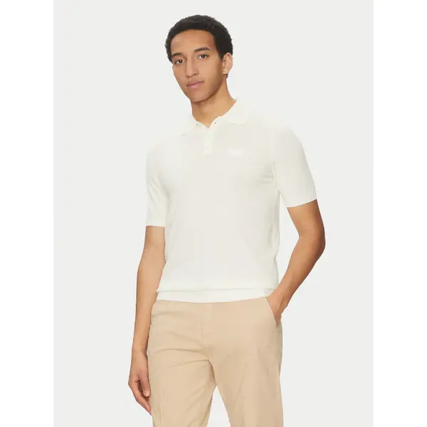 Robe di Kappa Robe di Kappa Polo Robe Giovani 65121IW Écru Regular Fit