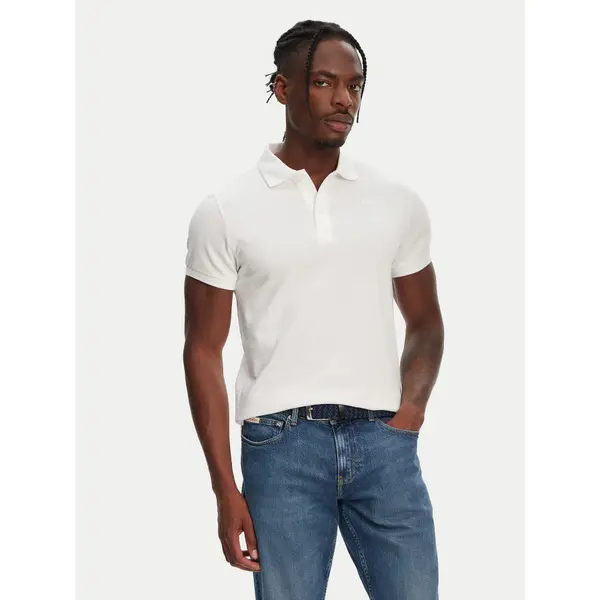 Robe di Kappa Robe di Kappa Polo William 6006170 Bijela Slim Fit