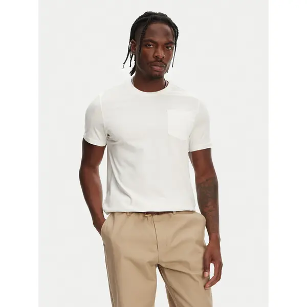 Robe di Kappa Robe di Kappa T-shirt Dorel 64131EW Écru Regular Fit