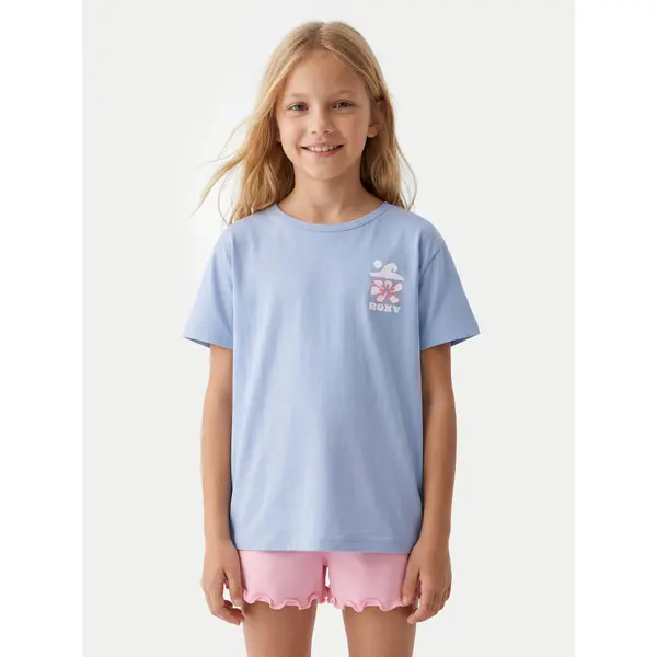 Roxy Roxy T-shirt Lily ERGZT04139 Ljubičasta Regular Fit