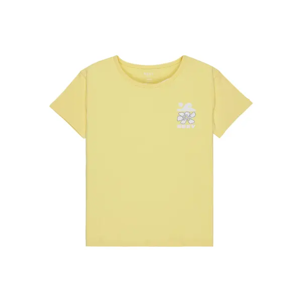 Roxy Roxy T-shirt Lily ERGZT04139 Žuta Regular Fit