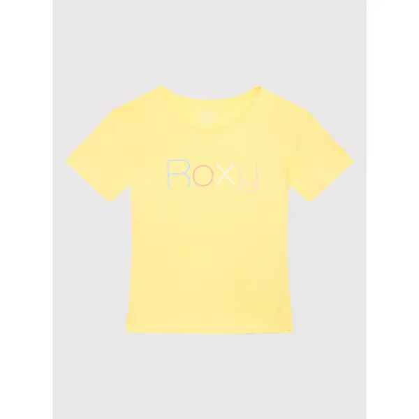 Roxy Roxy T-shirt Short Sleeve ERGZT03845 Žuta Regular Fit