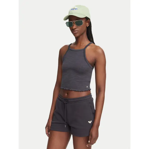 Roxy Roxy Top As I Am ERJKT04278 Tamno siva Slim Fit
