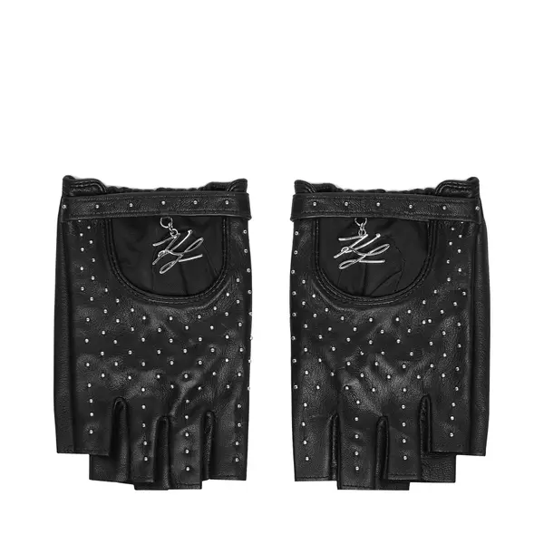 Karl Lagerfeld Rukavice KARL LAGERFELD B3W33010 Crna