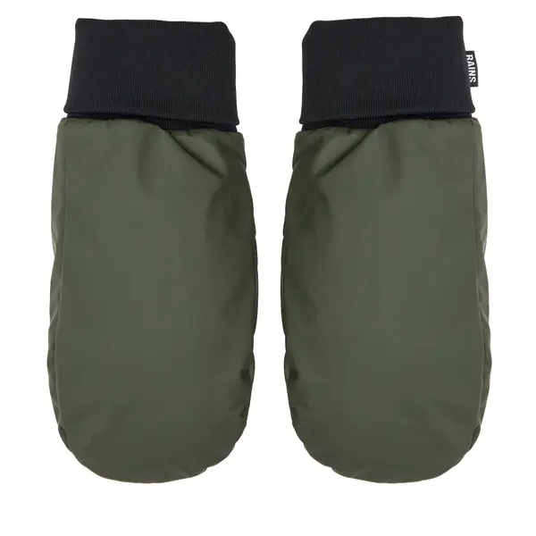 Rains Rukavice Rains Alta Puffer Mittens 16070 Zelena