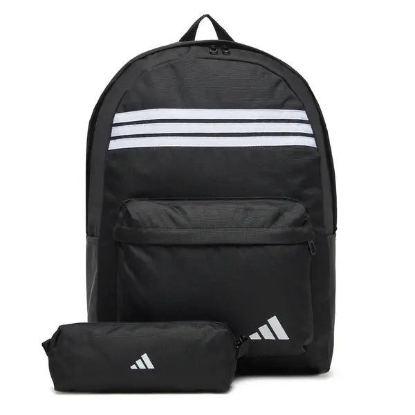 Adidas Ruksak adidas Classic 3-Stripes Horizontal JZ3321 Crna