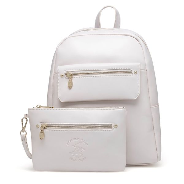 Beverly Hills Polo Club Ruksak Beverly Hills Polo Club BHPC-E-023-CCC-05 Bijela
