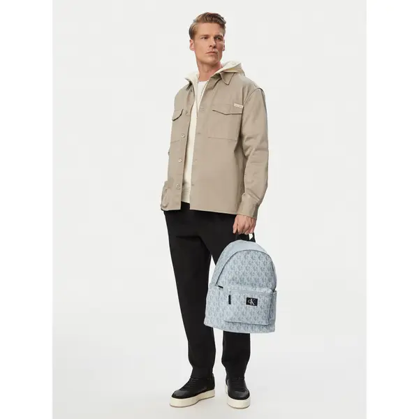 Calvin Klein Ruksak Calvin Klein Aop Backpack IU0IU00735 Svijetlo plava