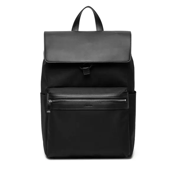 Calvin Klein Ruksak Calvin Klein Contrast Flap Backpack LV04D3030G Crna