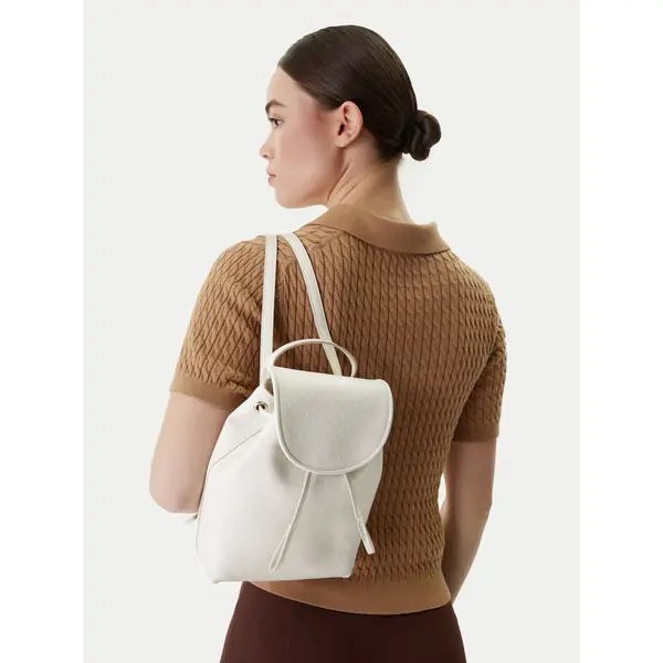 Calvin Klein Ruksak Calvin Klein Emblem Aop Mini Backpack LV04F3507G Bijela