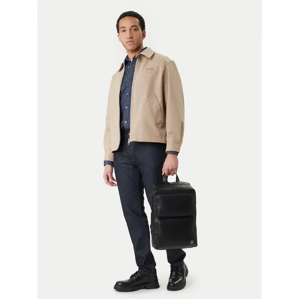 Calvin Klein Ruksak Calvin Klein Emblem Hw Slim Pocket Backpack LV04D3289G Crna
