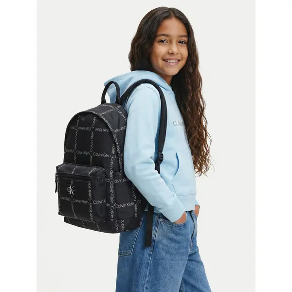 Calvin Klein Jeans Ruksak Calvin Klein Jeans City Grid Aop IU0IU00711 Crna