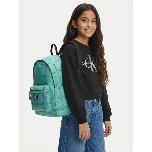 Calvin Klein Jeans Ruksak Calvin Klein Jeans City Grid Aop IU0IU00711 Zelena