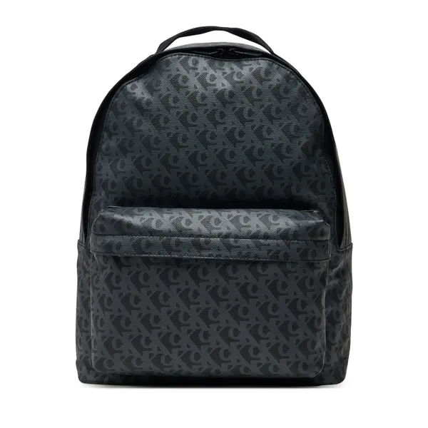 Calvin Klein Jeans Ruksak Calvin Klein Jeans Matte Aop Center Zip Bp 43 LV04G3112G Crna