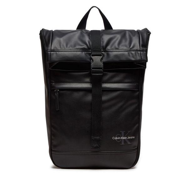 Calvin Klein Jeans Ruksak Calvin Klein Jeans Monogram Soft Rolltop K50K512033 Crna