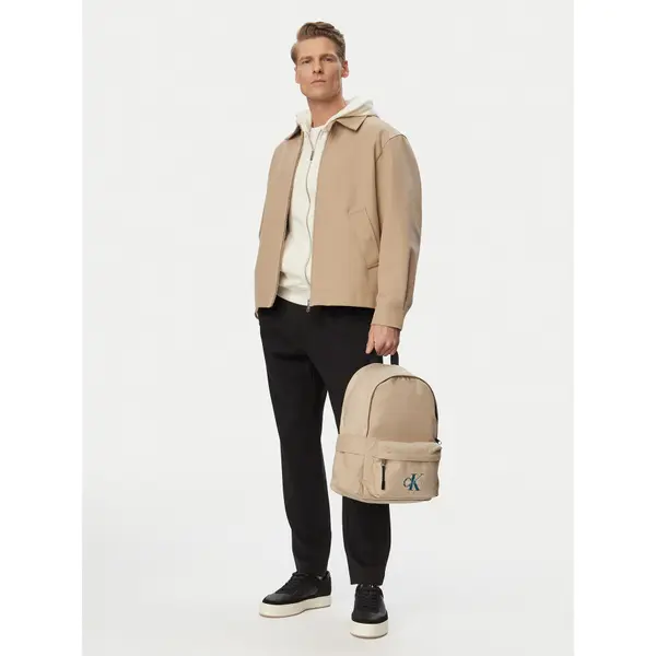 Calvin Klein Jeans Ruksak Calvin Klein Jeans Solid Monologo Backpack IU0IU00731 Bež