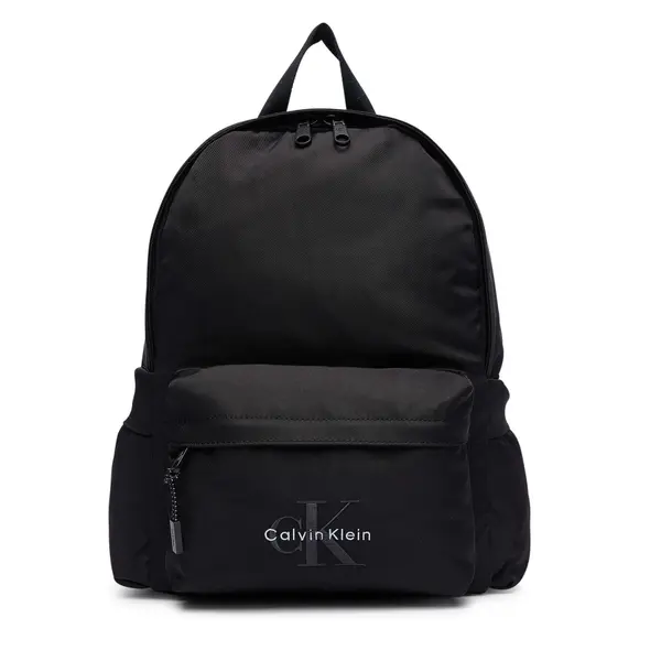 Calvin Klein Jeans Ruksak Calvin Klein Jeans Solid Monologo Backpack IU0IU00731 Crna