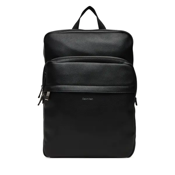 Calvin Klein Ruksak Calvin Klein Raised Slim Square Backpack LV04D3156G Crna