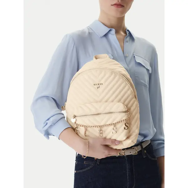 Guess Ruksak Guess J4RZ17 WFZL0 Écru