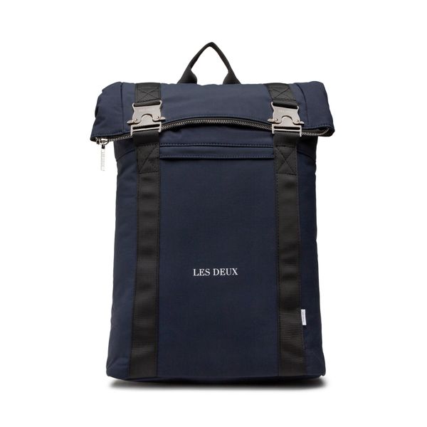 Les Deux Ruksak Les Deux Time Ripstop Rolltop Backpack LDM940022 Dark Navy/White 460201