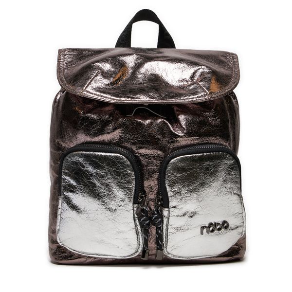 Nobo Ruksak Nobo NBAG-L3250-C025 Stalowy Ze Srebrnym