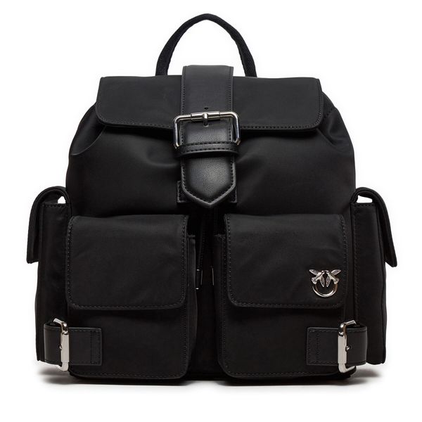 Pinko Ruksak Pinko Pocket Backpack PE 24 PLTT 102745 A1J4 Crna