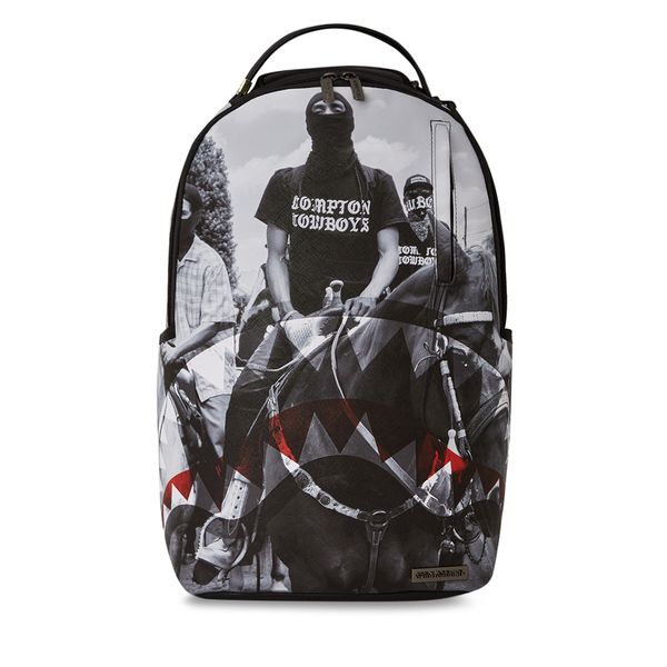 SPRAYGROUND Ruksak SPRAYGROUND Compton Backpack Cowboys 910B5977NSZ Crna