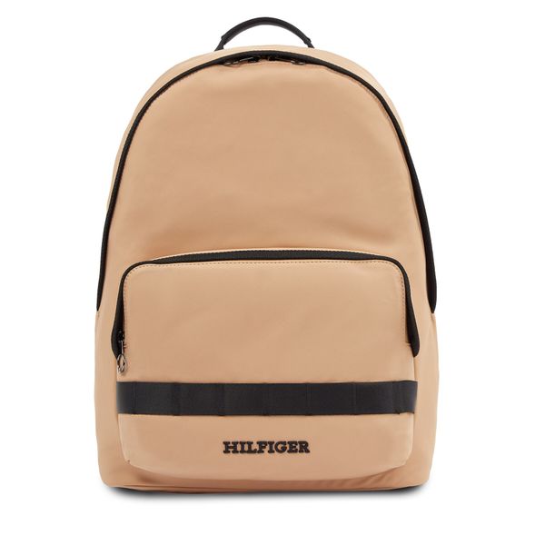 Tommy Hilfiger Ruksak Tommy Hilfiger Th Monotype Dome Backpack AM0AM12202 Classic Khaki RBL