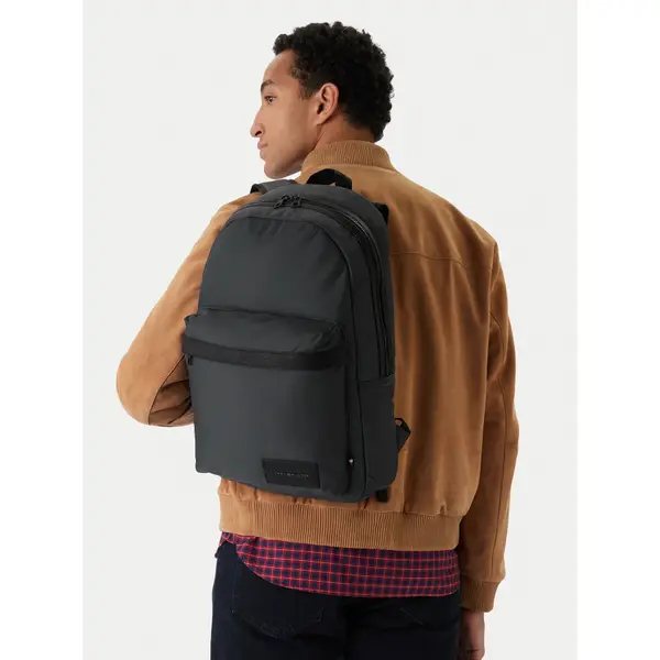 Tommy Hilfiger Ruksak Tommy Hilfiger Th Repreve Backpack AM0AM13986 Siva