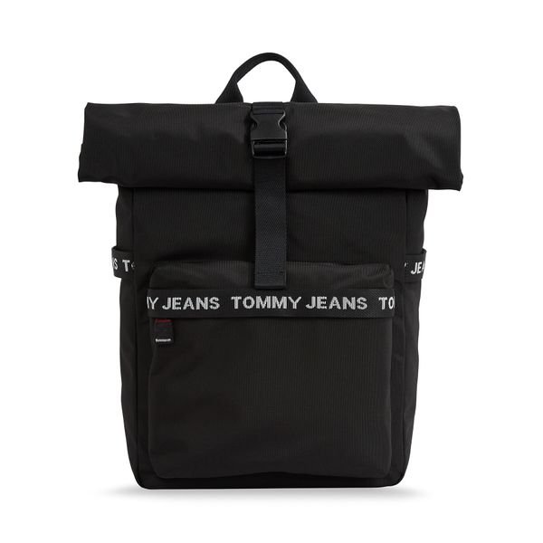 Tommy Jeans Ruksak Tommy Jeans Essential Rolltop AM0AM11515 Black BDS
