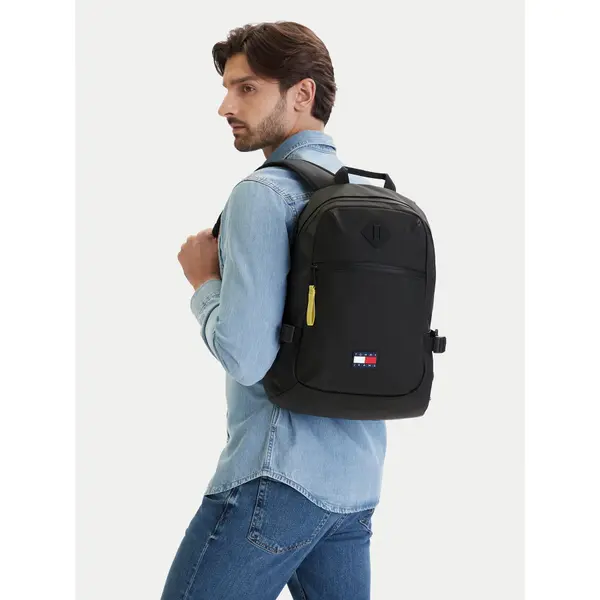Tommy Jeans Ruksak Tommy Jeans Tjm Daily Elevated Backpack AM0AM14217 Crna